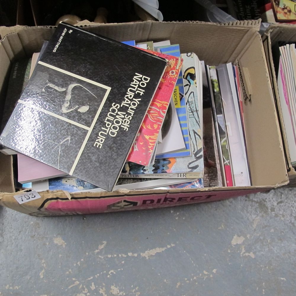 Lot 793: Large box of misc craft books
