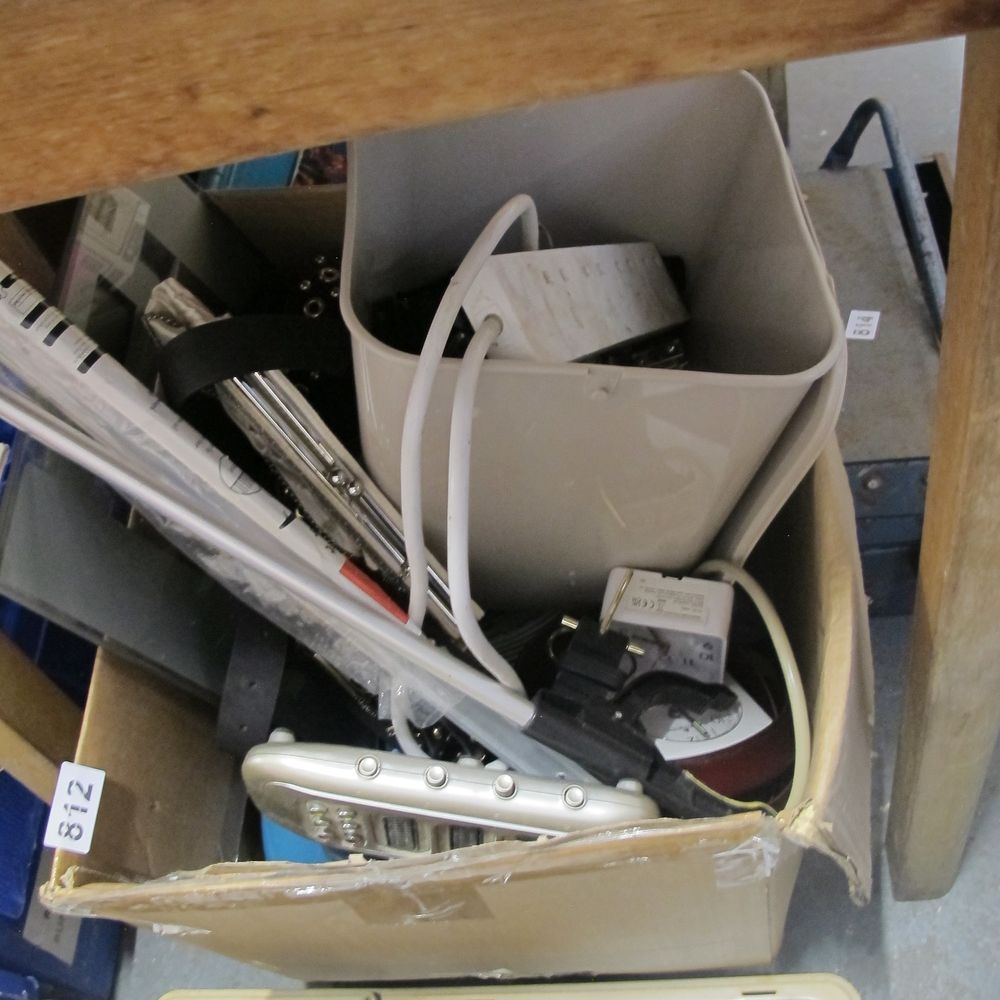 Lot 812: Large box of misc