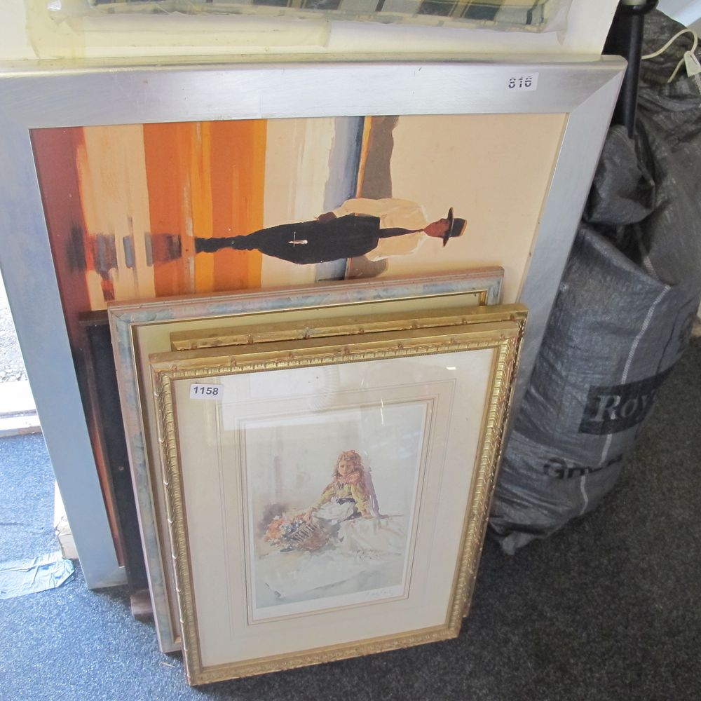 Lot 816: asst of paintings nice collection