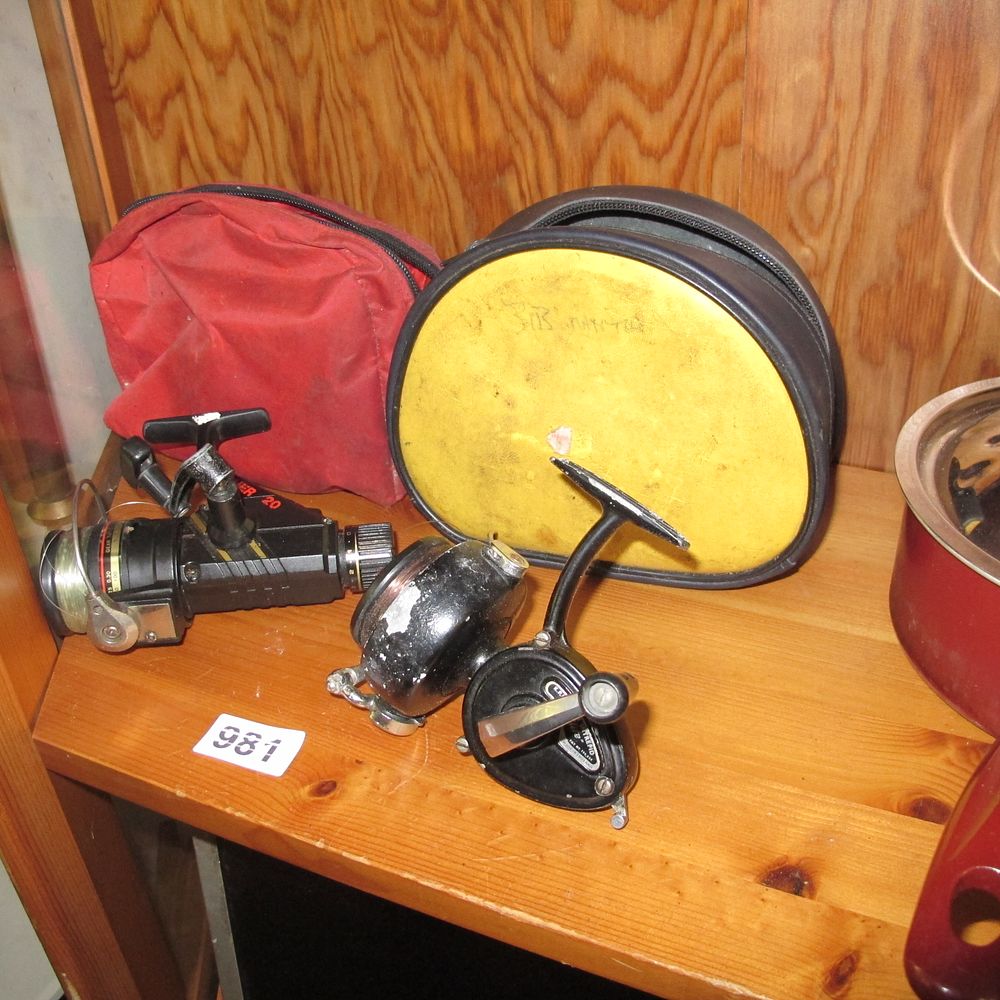 Lot 981: 2 fishing reels