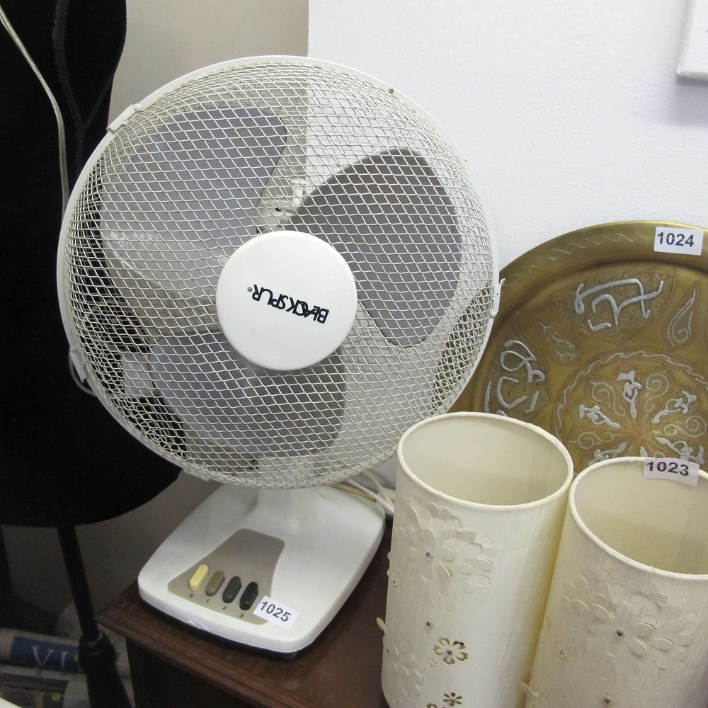 Lot 1025: Desk fan