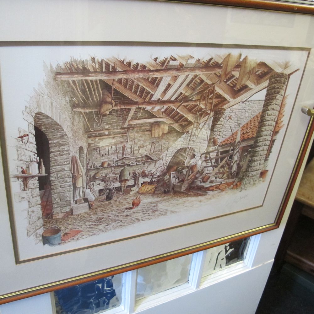 Lot 274: Framed and glazed picture