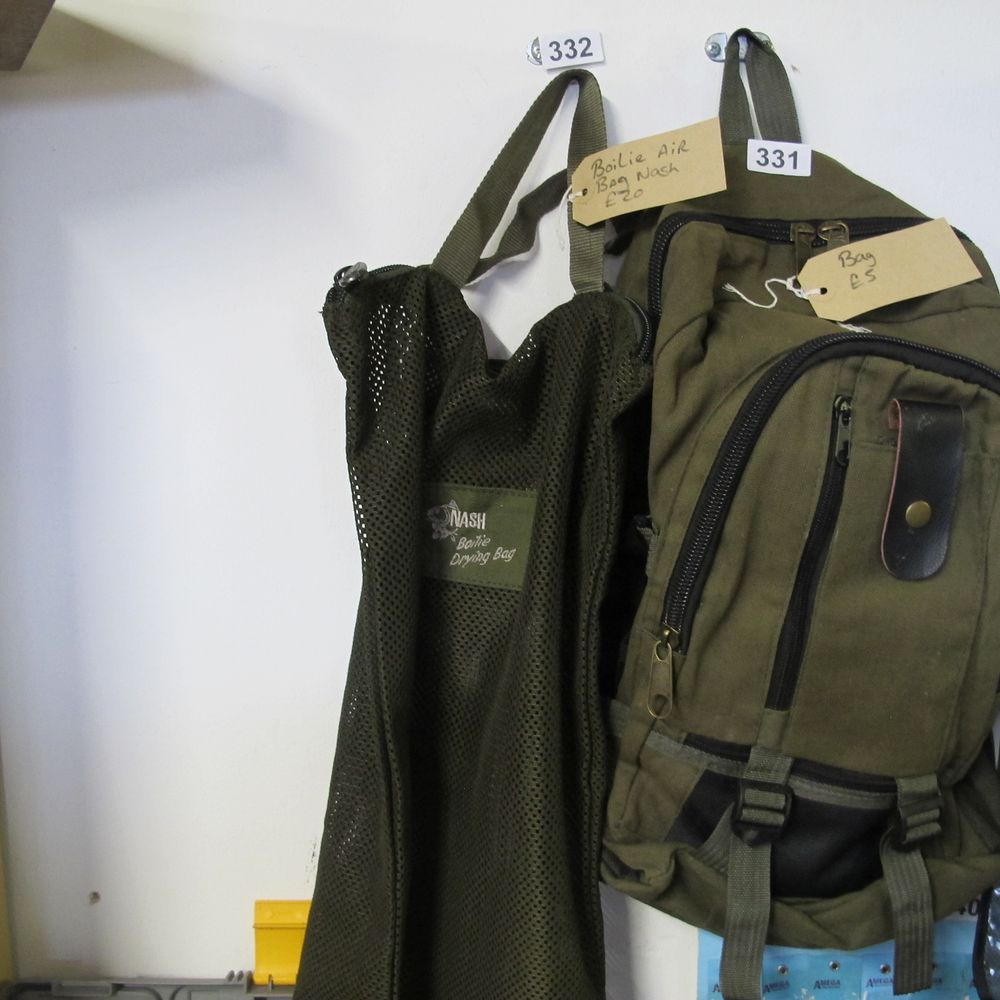 Lot 332: nash boilie air drying bag