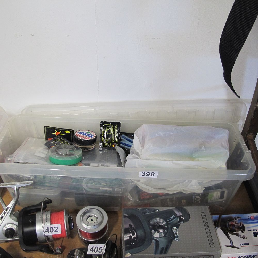 Lot 398: various fishing eqt