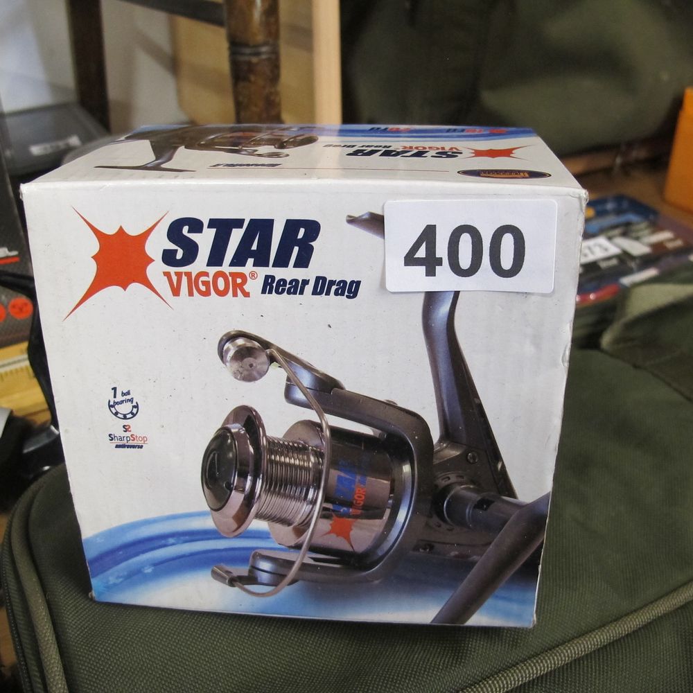 Lot 400: star vigor rear dragn reel