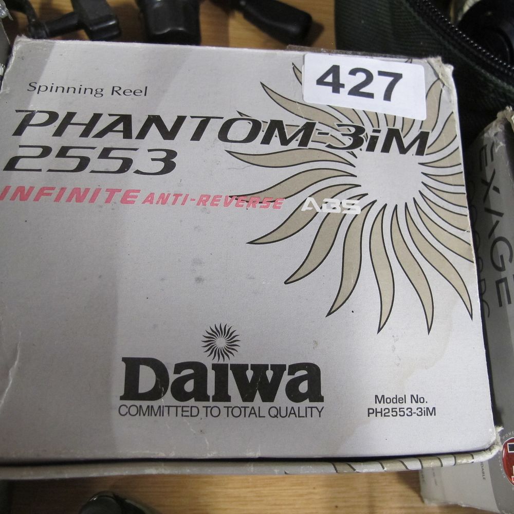 Lot 427: daiwa phantom 3 IM 2553 reel