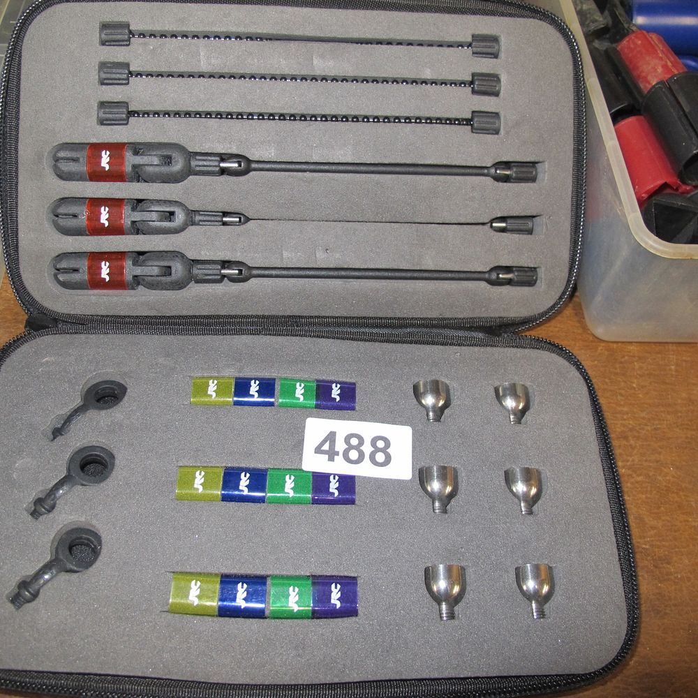 Lot 488: jrc fishing bite alarm kit