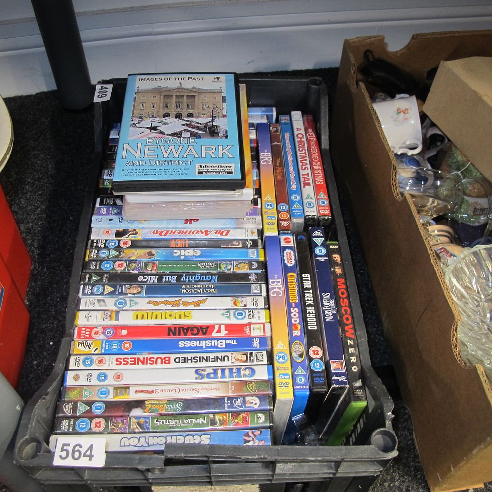 Lot 564: Box of DVD's