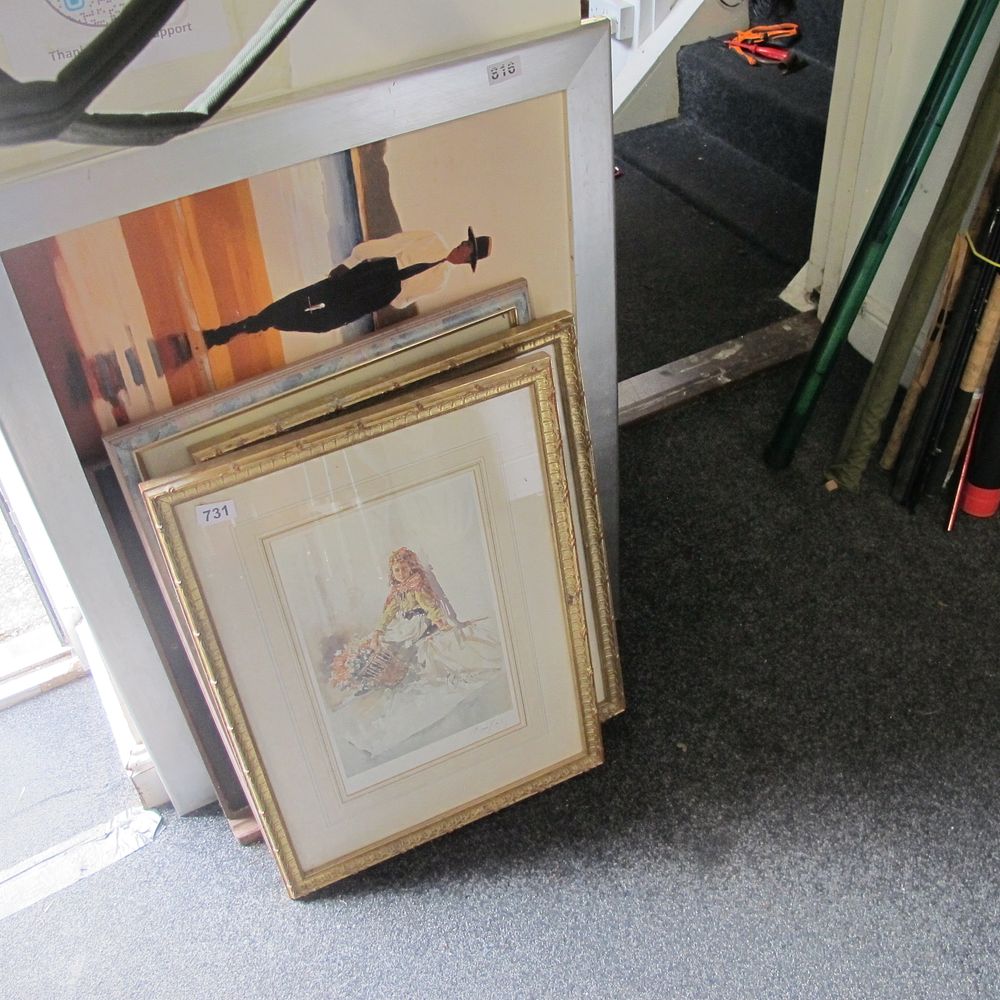 Lot 731: A quantity of pictures