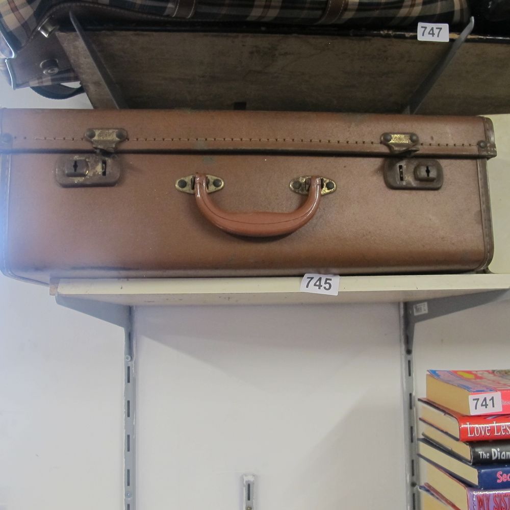 Lot 745: Vintage suitcase