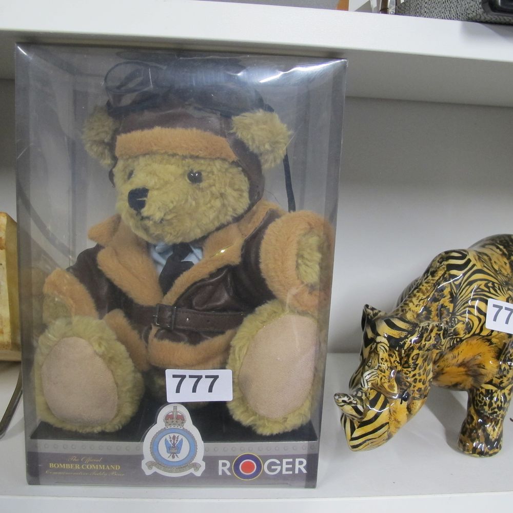 Lot 777: Roger Bomber Command teddy bear