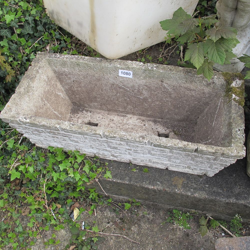 Lot 1080: garden trough