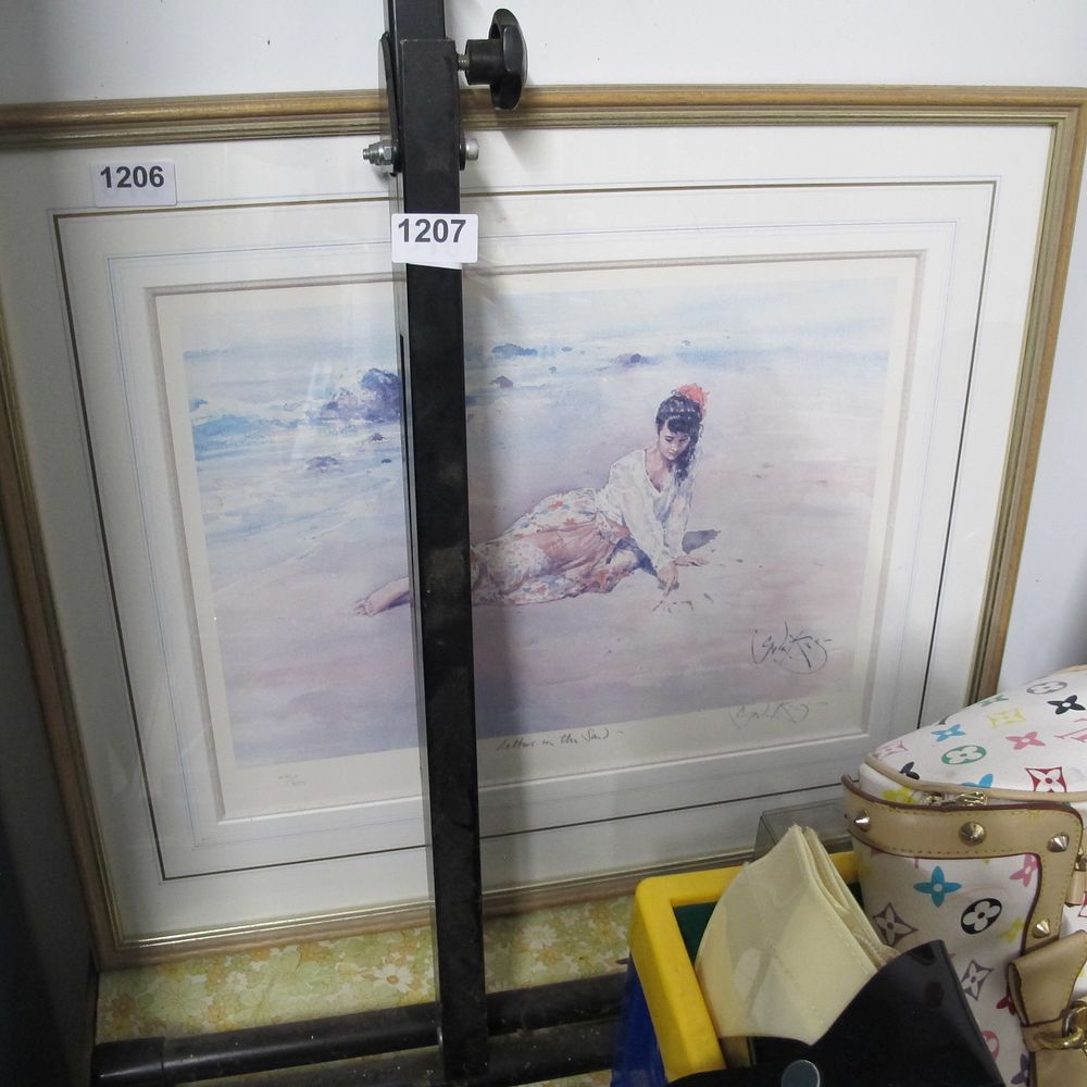 Lot 1206: framed and glazed limited edition print