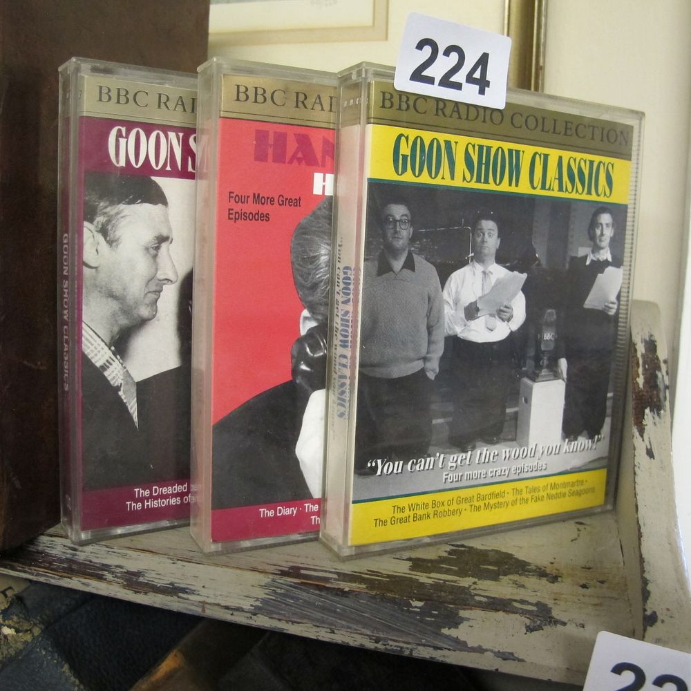 Lot 224: BBC Radio Goon Show and Comedy Audio Cassette...