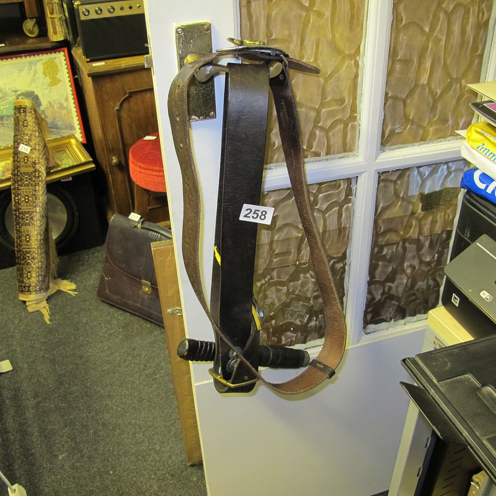 Lot 258: Vintage Leather Belted Baton