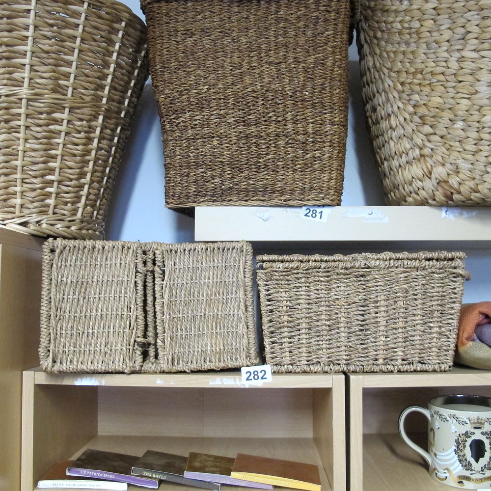 Lot 282: Group of Woven Baskets