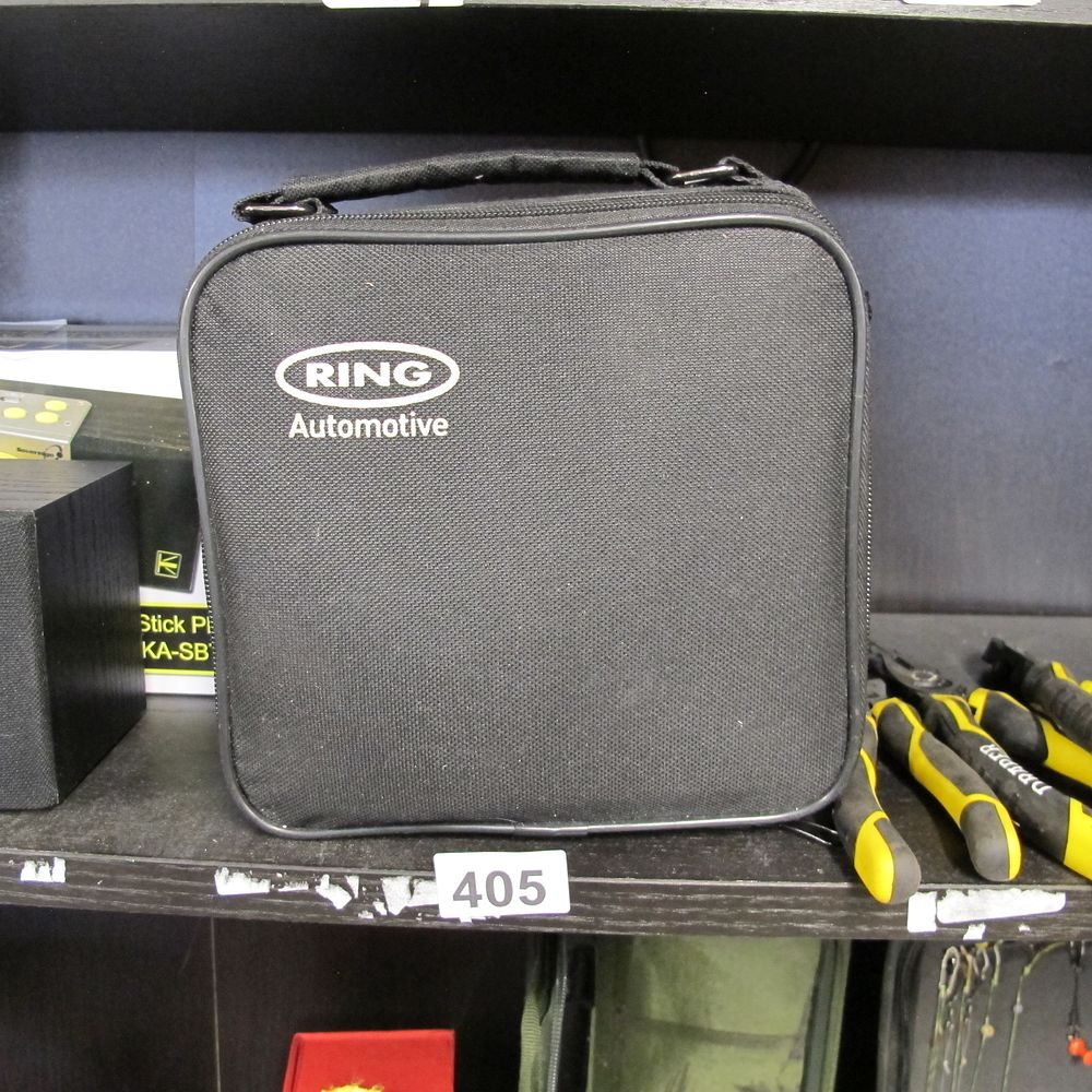 Lot 405: RING Automotive Black Zippered Carrying Case