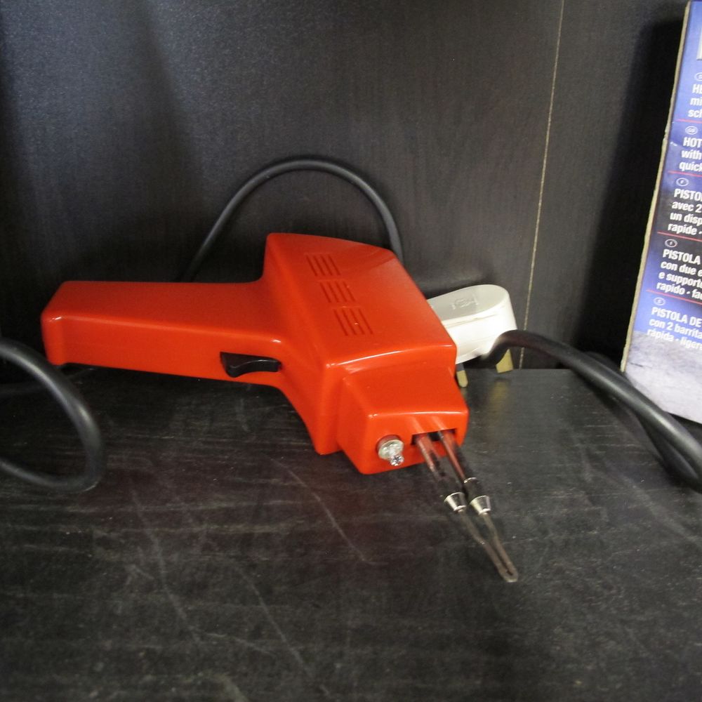 Lot 408: Red Plastic Electric Soldering Iron