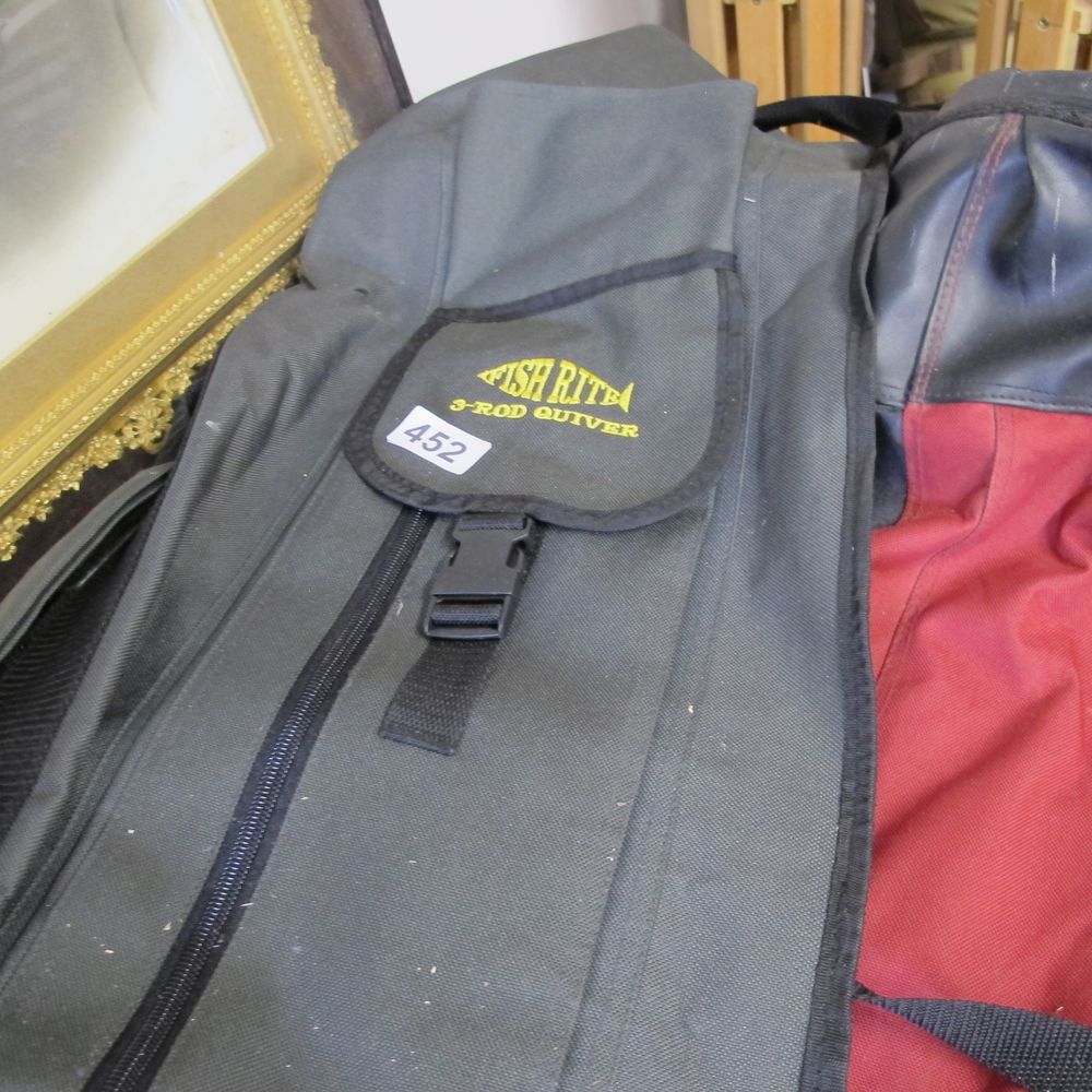 Lot 452: Fish Rite 3-Rod Quiver and Additional Quiver