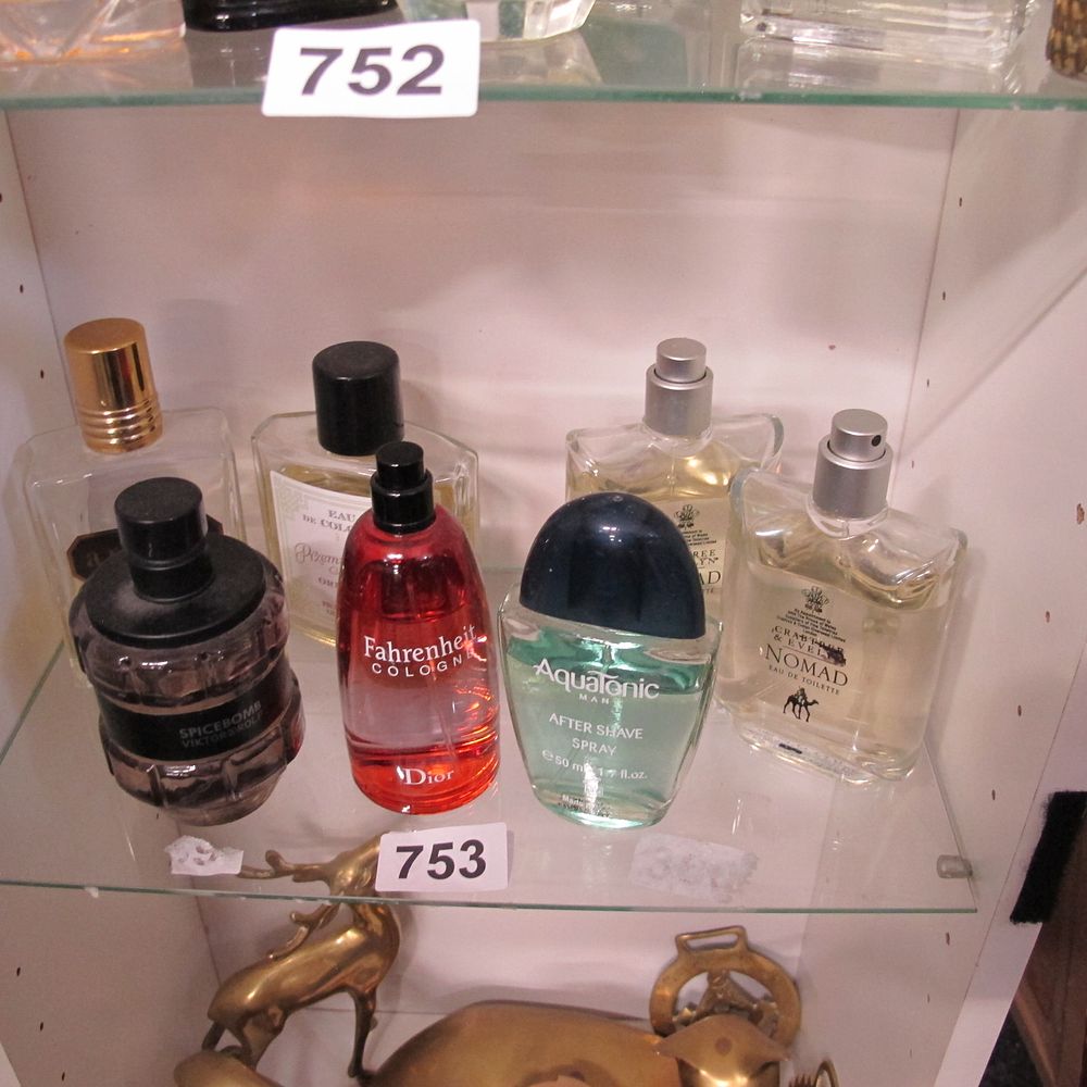Lot 753: Collection of Assorted Perfume and Aftershave Bottles