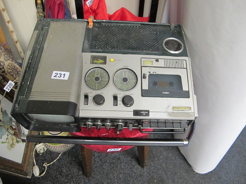 Lot 231: A Late 20th Century Portable Multi-Media Combination Unit