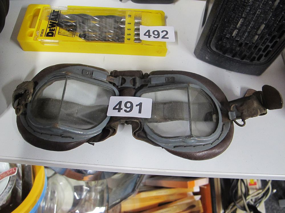 Lot 491: A Pair of Vintage Goggles