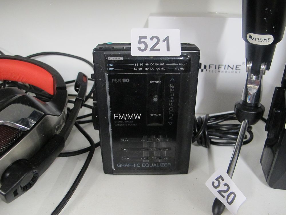 Lot 521: A Late 20th Century Portable Stereo Radio Cassette...