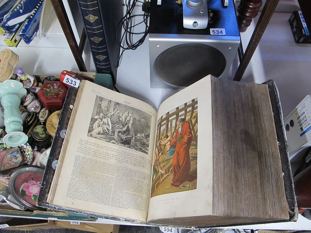 Lot 533: A Late 19th/Early 20th Century Illustrated Religious Book,...