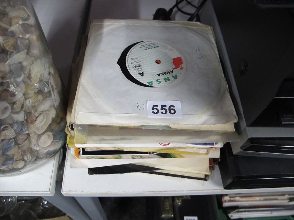Lot 556: A Group of 7-inch Vinyl Records, including Aneka's...
