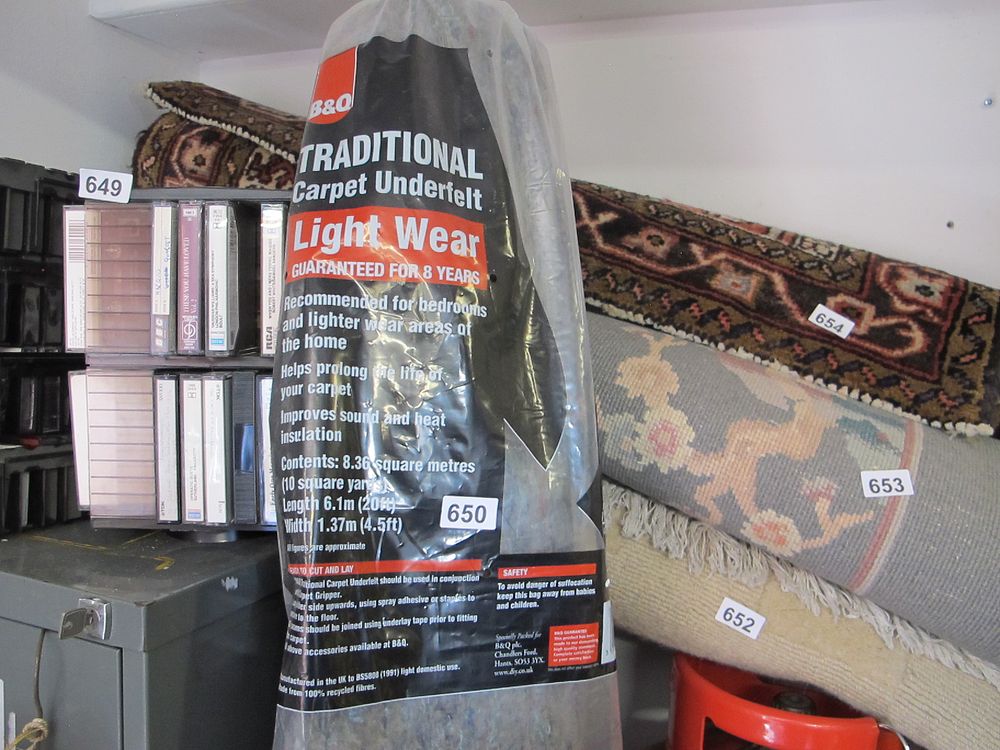 Lot 650: under felt