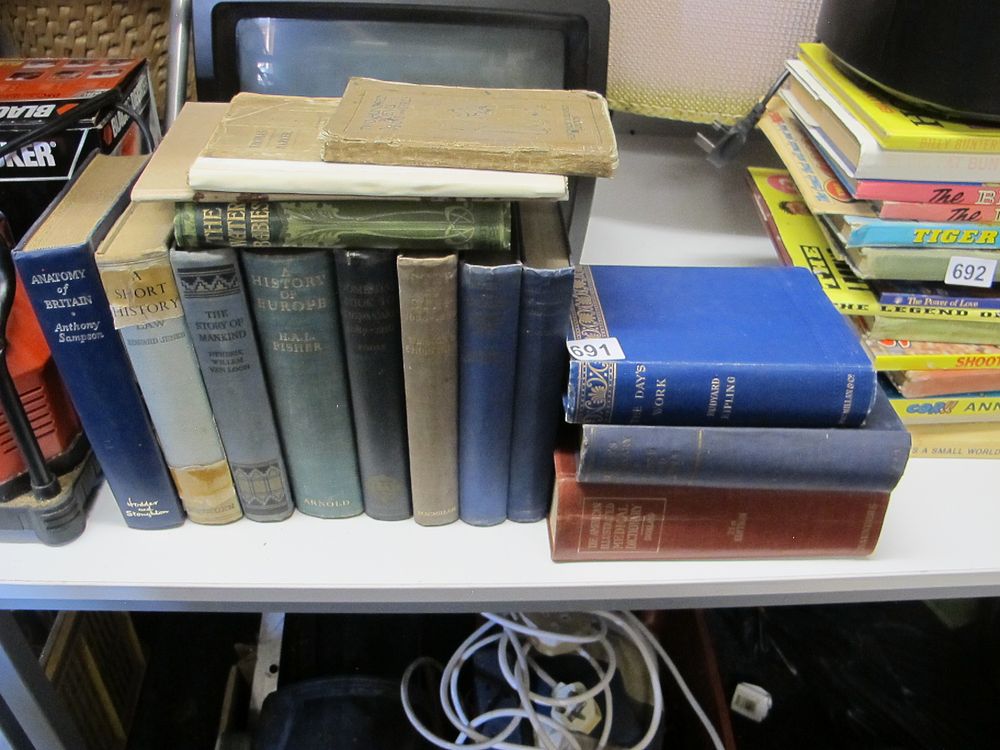 Lot 691: A Collection of Assorted Books, Late 19th to...