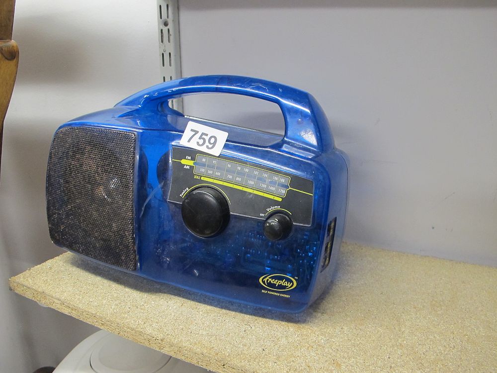 Lot 759: Freeplay Self-Powered Portable AM/FM Radio