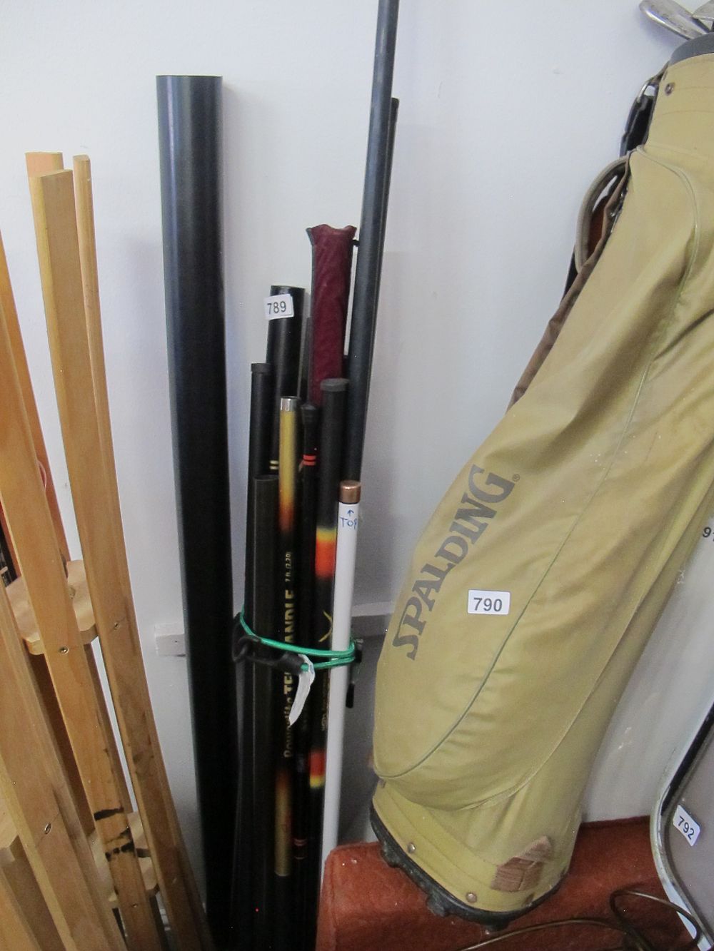 Lot 789: A Lot of Assorted fishing stands and Miscellaneous...