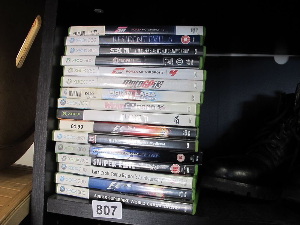 Lot 807: A Group of Seventeen Xbox 360 games