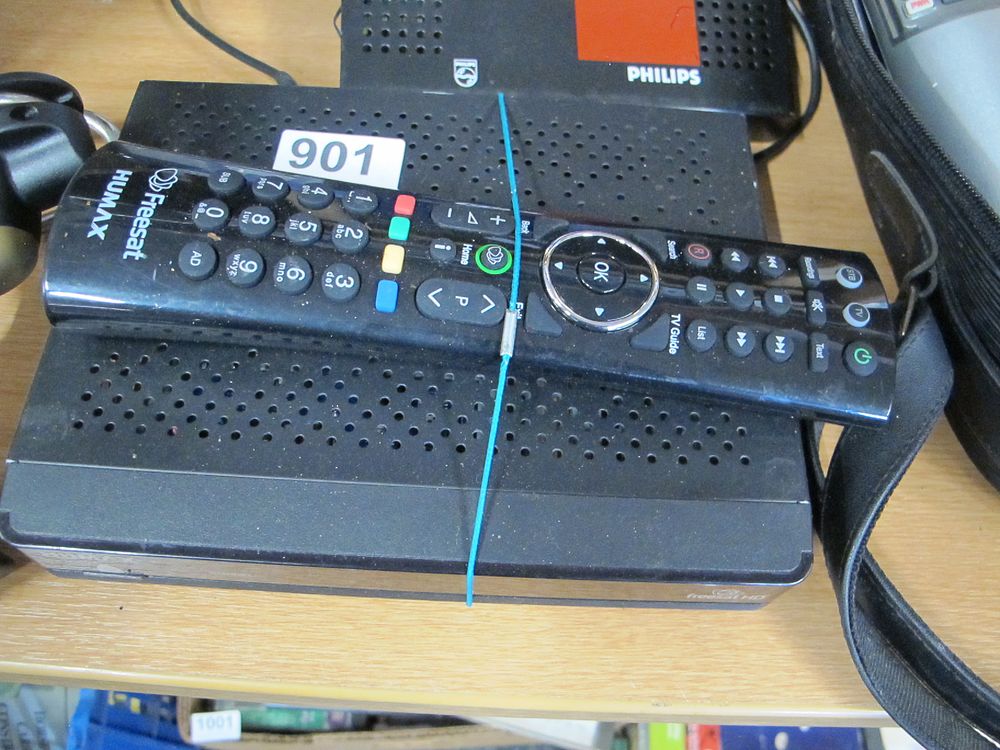 Lot 901: A Contemporary Freesat HD Digital Set-Top Box with...