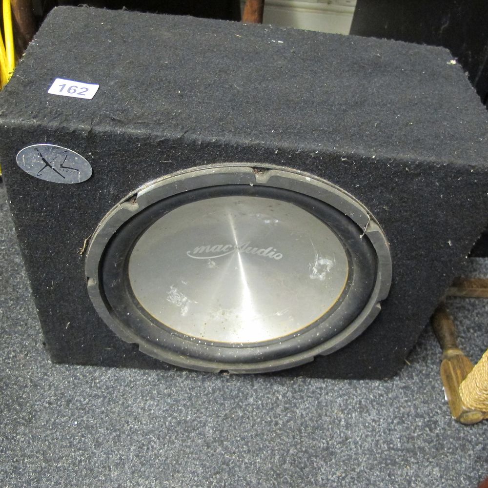 Lot 162: Mac Audio XL Series Subwoofer in Enclosure