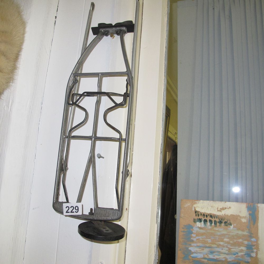 Lot 229: Vintage Collapsible Folding Hand Truck, Marked 'FOLLE D.R.P....