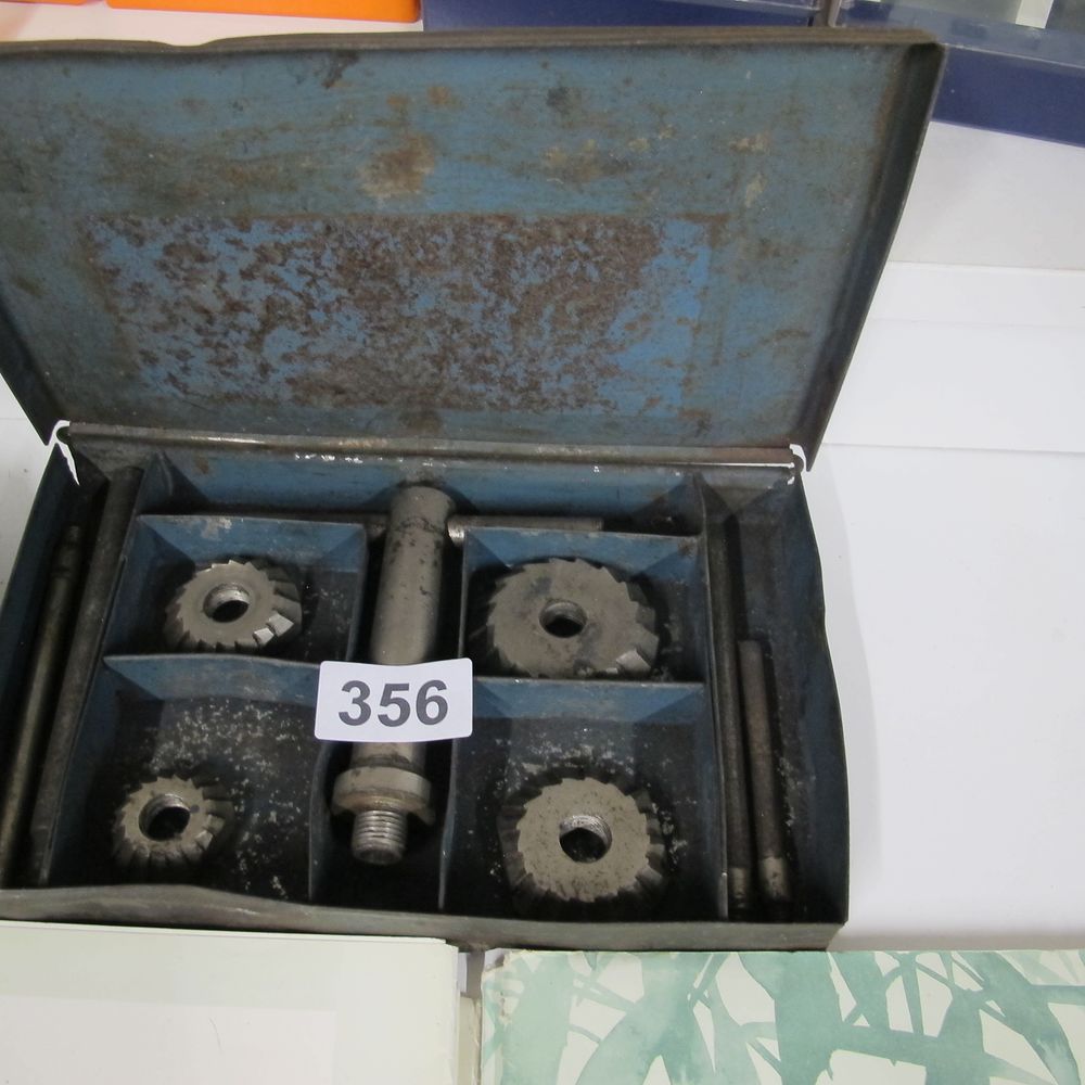 Lot 356: Albertson & Co. Sioux Valve Seat Cutter Kit