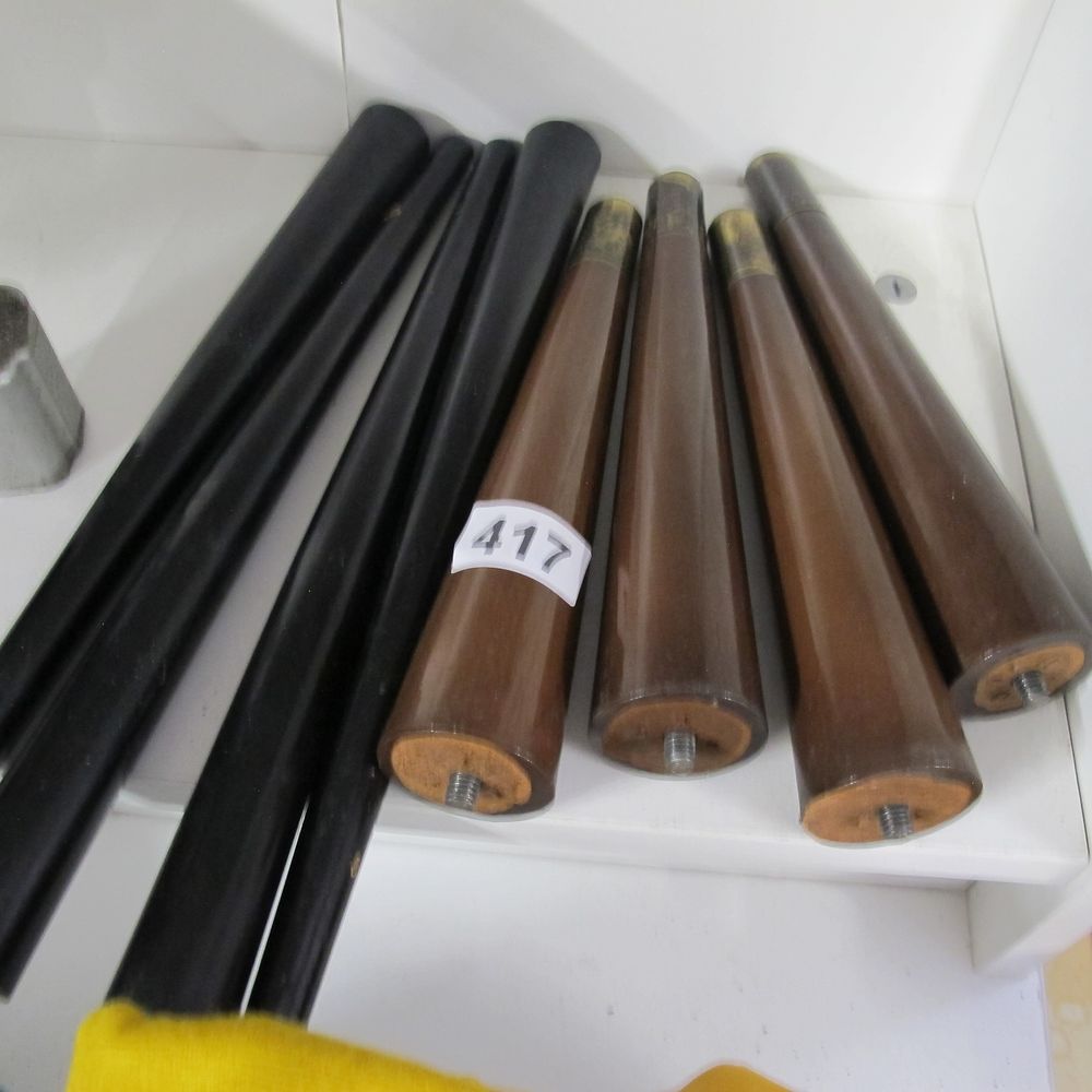 Lot 417: A Collection of Mid-Century Modern Tapered and Cylindrical...