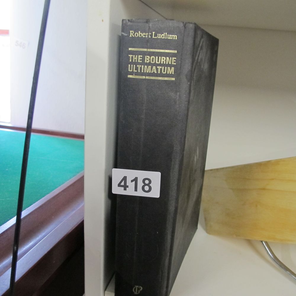 Lot 418: Robert Ludlum, The Bourne Ultimatum, First Edition, 1990,...