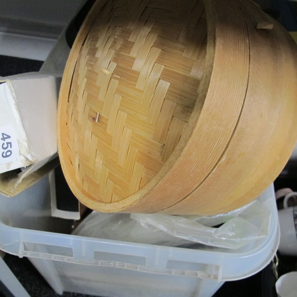 Lot 459: An Asian Bamboo Steamer Basket