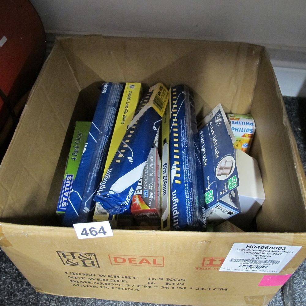 Lot 464: A Quantity of Assorted Retail-Packaged Light Bulbs and...