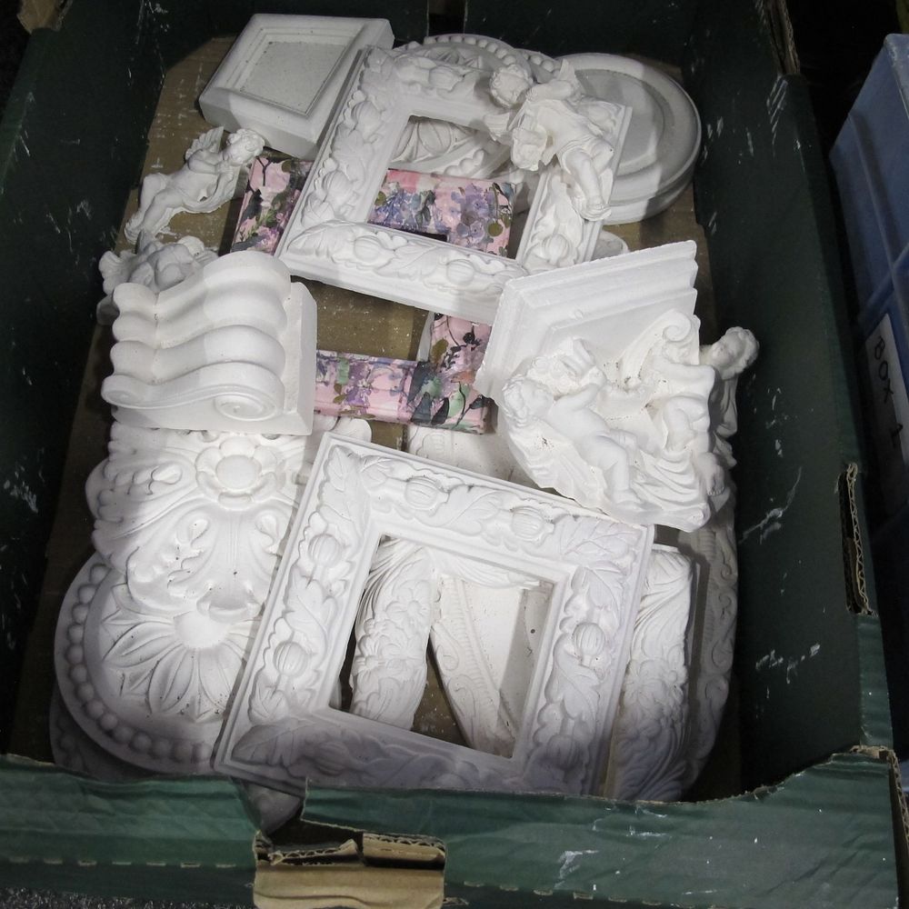 Lot 475: Collection of Classical-Style Gypsum Architectural and Ornamental Elements...