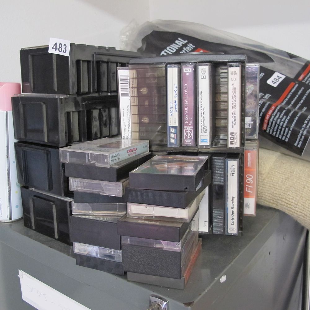 Lot 483: A Collection of Mid-to-Late 20th Century Audio Cassette...