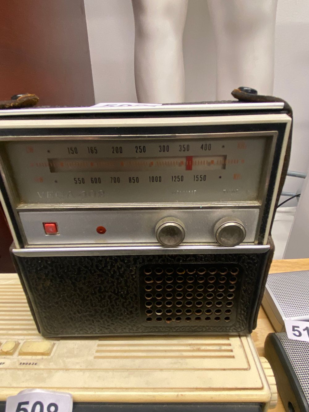 Lot 509: VEGA 402 Soviet Portable Transistor Radio Receiver, circa...