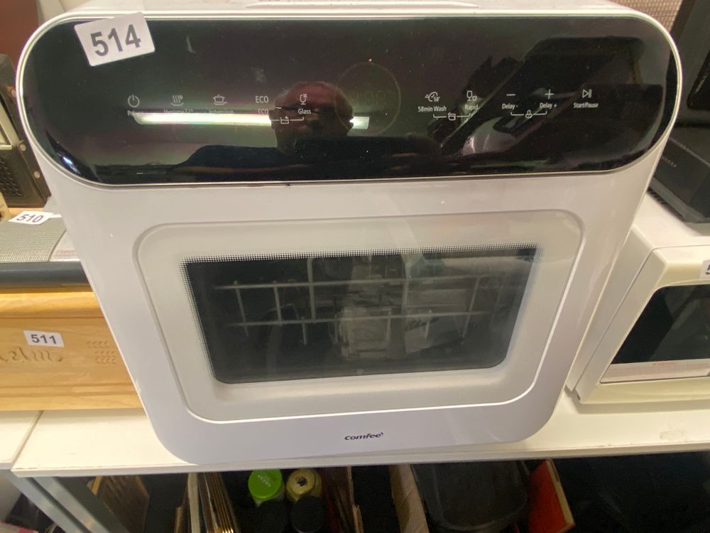 Lot 514: Comfee' Countertop Mini Dishwasher