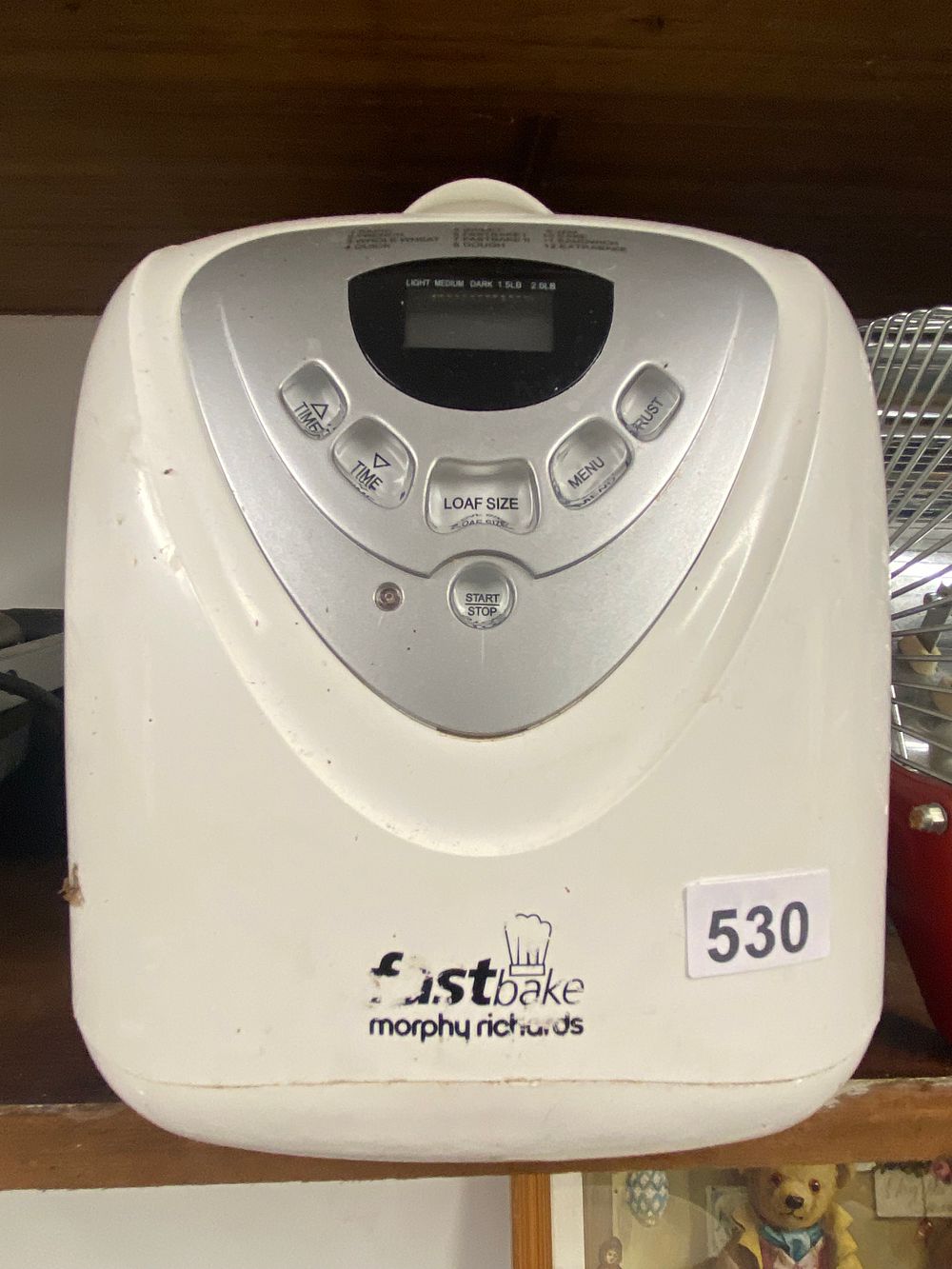 Lot 530: Morphy Richards Fastbake 48280 Electronic Bread Maker
