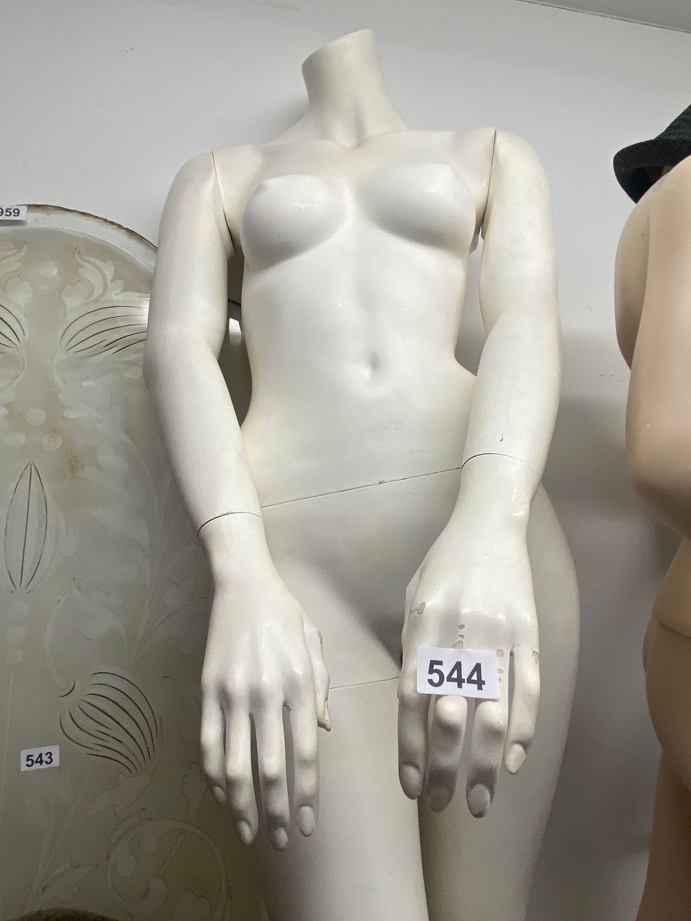 Lot 544: Contemporary Headless Female Mannequin