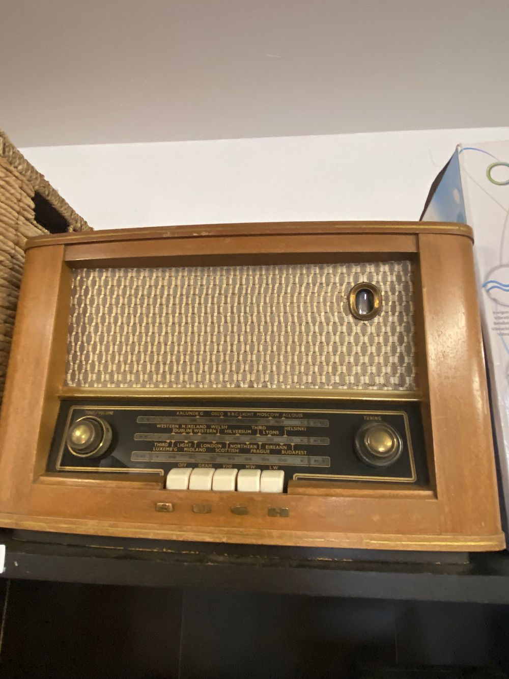 Lot 595: A Vintage German Metz Capri Tube Radio, circa...