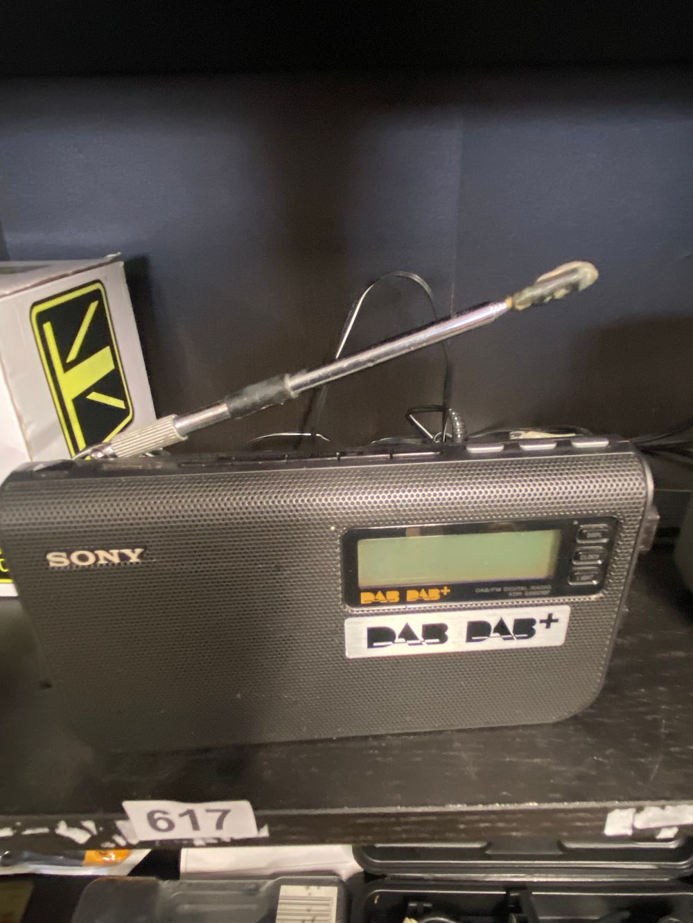 Lot 617: Sony XDR-S60DBP Portable DAB/DAB+ Digital Radio